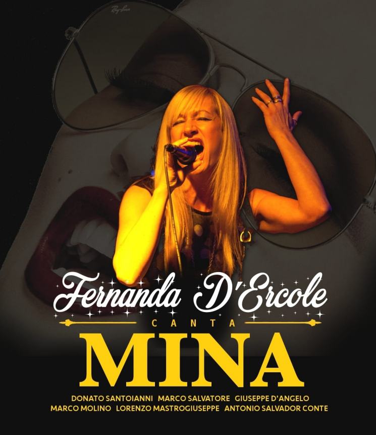 “Fernanda D'Ercole canta Mina” a Vasto il concerto benefico