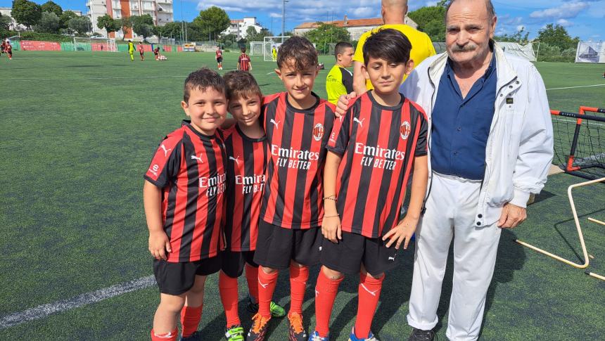 È sbarcato a Termoli il "Milan junior camp 2024"