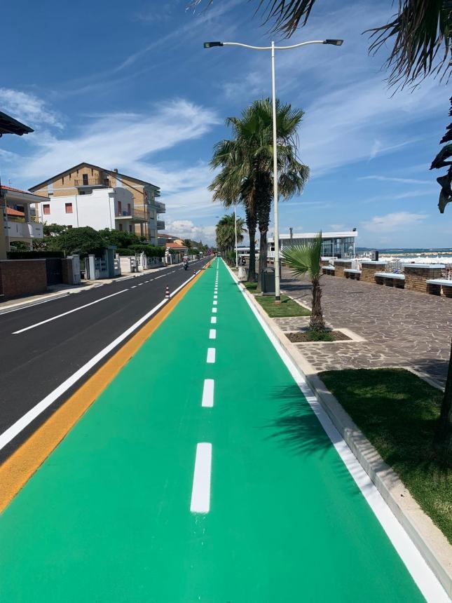 Casalbordino Lido ha la sua ciclabile: “Presto completa su tutto il lungomare”