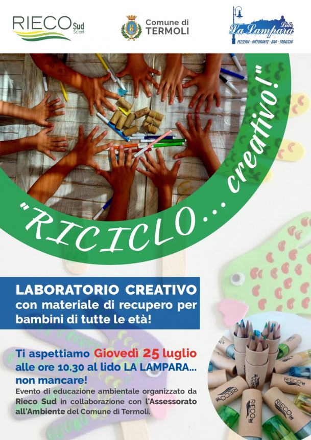 "Riciclo...creativo!": con carta e plastica si dà spazio alla fantasia del mare 