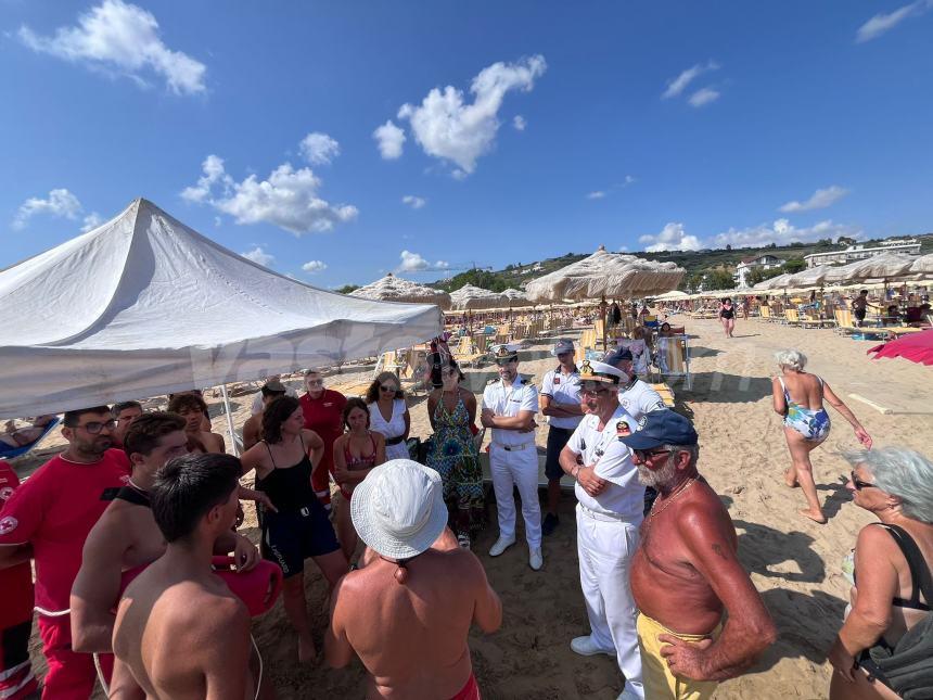 Prevenzione annegamento, a Vasto Marina dimostrazioni in spiaggia: "Oltre 400 vittime l'anno"