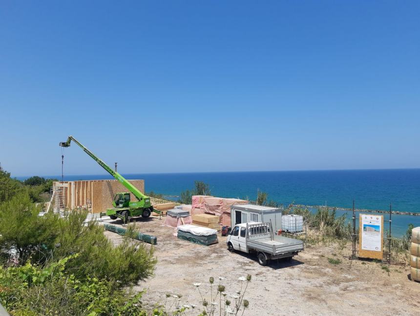 Il cantiere del nuovo laboratorio UniMol