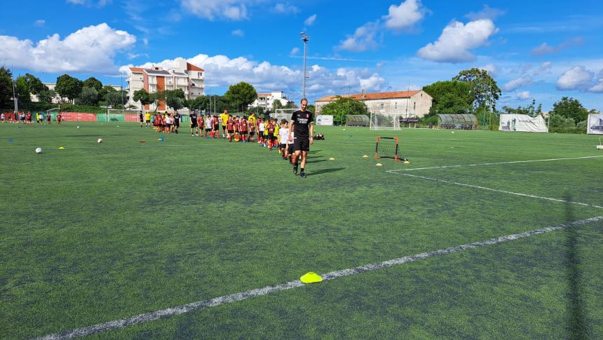 È sbarcato a Termoli il "Milan junior camp 2024"