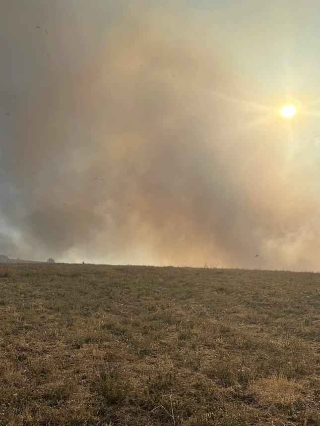 Ancora focolai a Lentella, in azione nuovamente un canadair