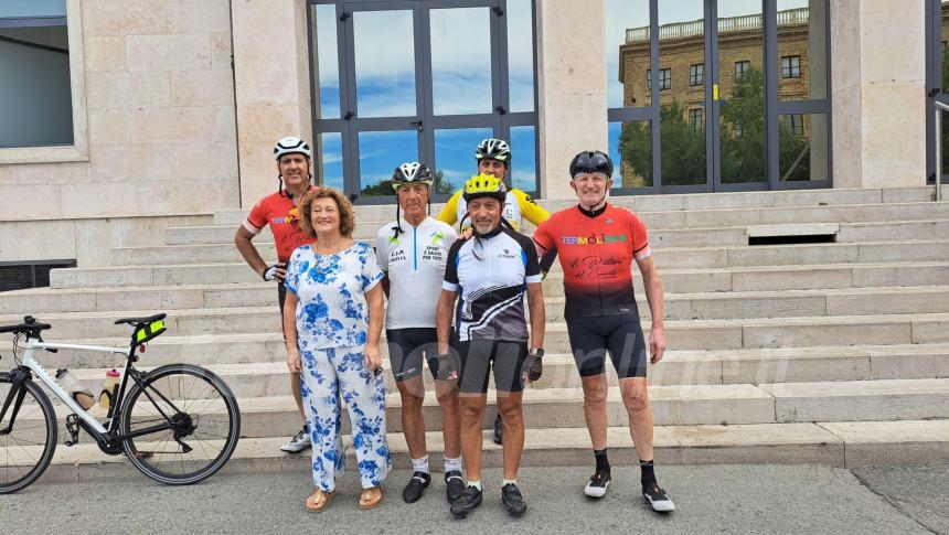 Luigi Cantoro e il giro del Molise in bicicletta: "un impegno che porterò avanti"