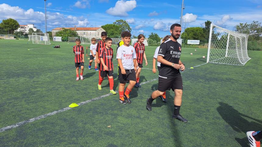 È sbarcato a Termoli il "Milan junior camp 2024"