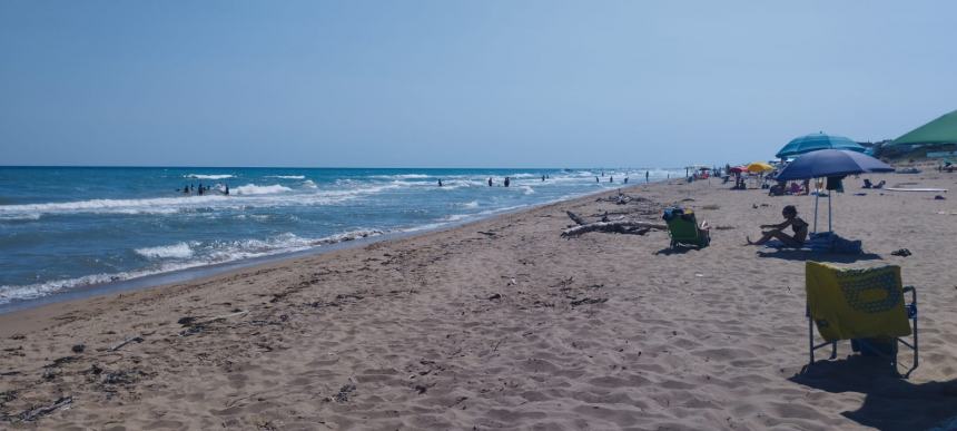 La spiaggia del litorale Nord