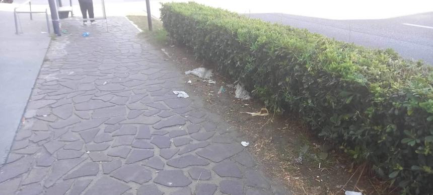 “C’è inciviltà a Vasto Marina, rifiuti abbandonati e plastica ovunque”