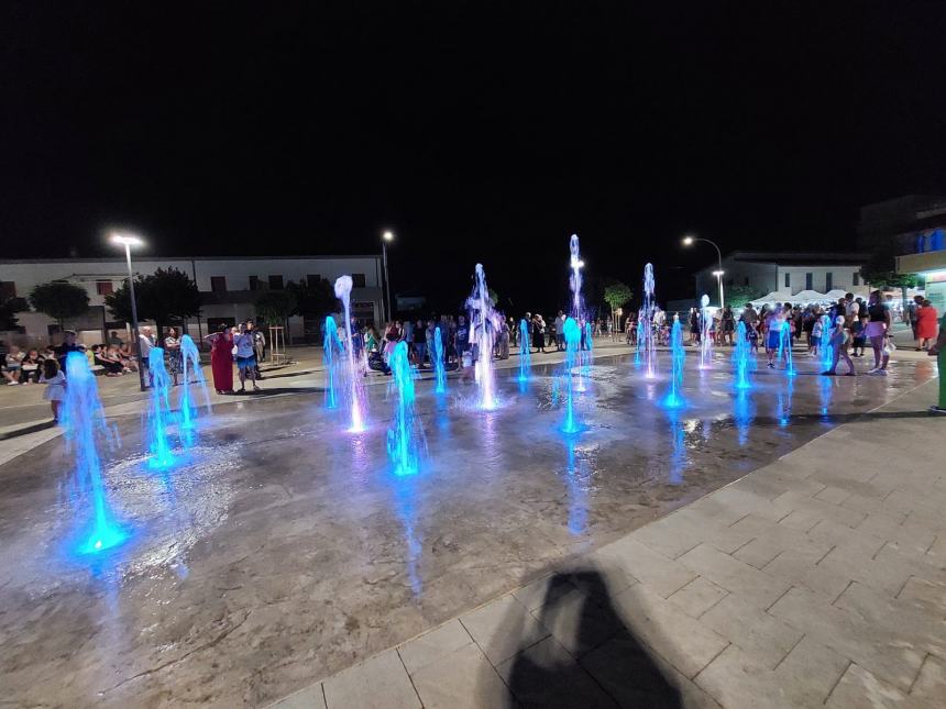 La nuova piazza Falcone a Campomarino lido