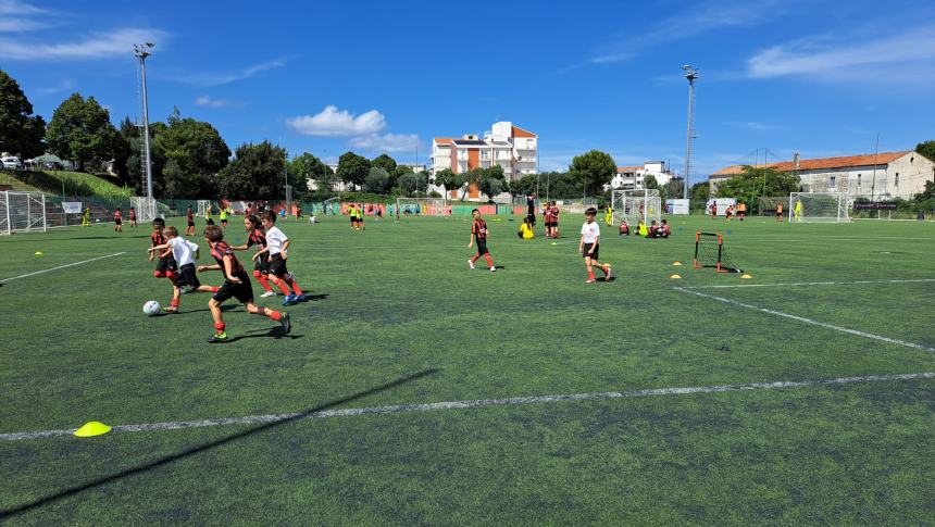 È sbarcato a Termoli il "Milan junior camp 2024"