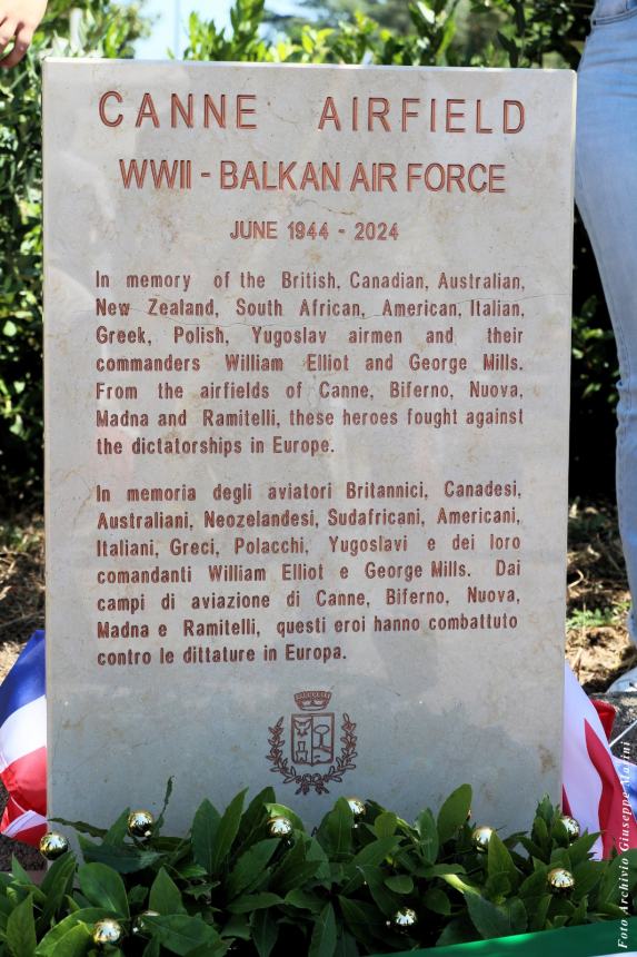 Giornata in memoria dei piloti della Balkan Air Force  