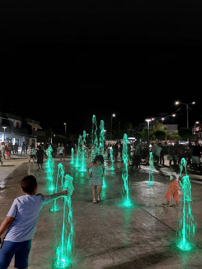 La nuova piazza Falcone a Campomarino lido