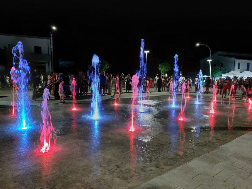 La nuova piazza Falcone a Campomarino lido