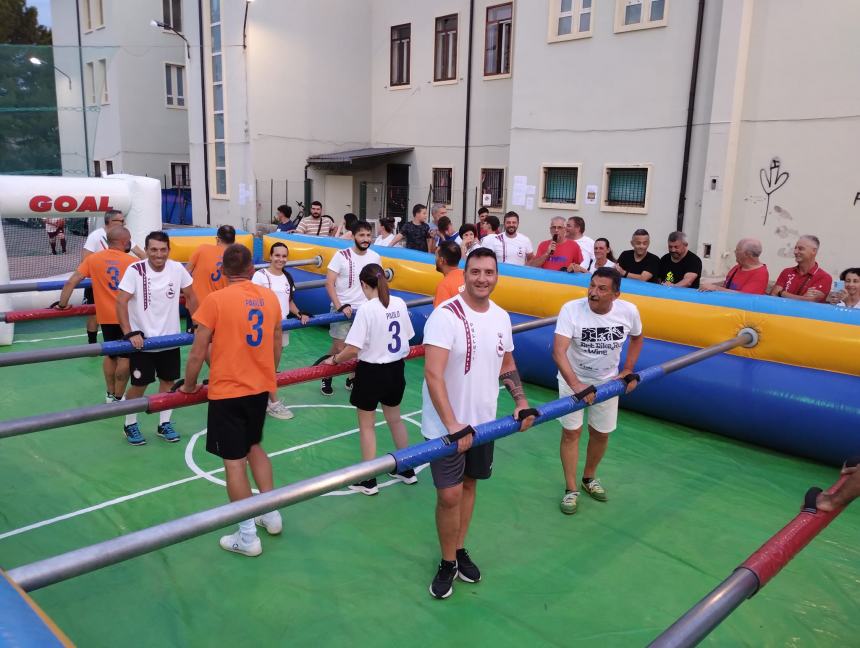 Un successo il torneo di biliardino umano a Pollutri