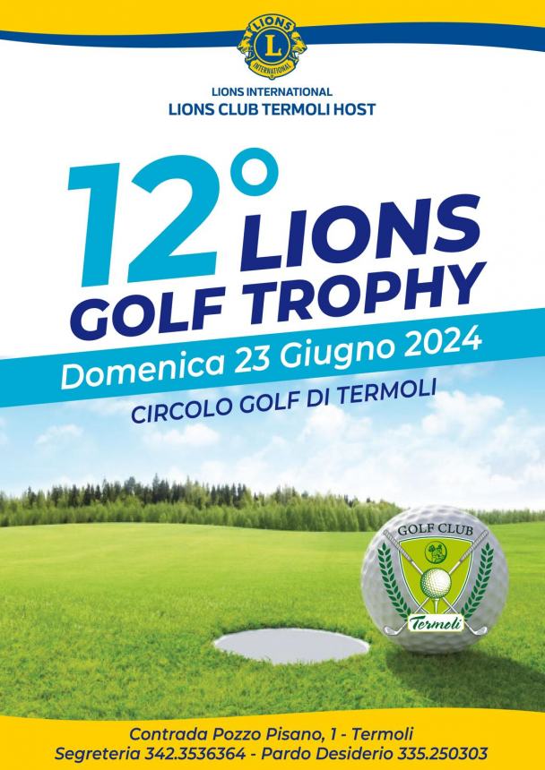 Il Lions Host golf Trophy mette radici a Termoli 