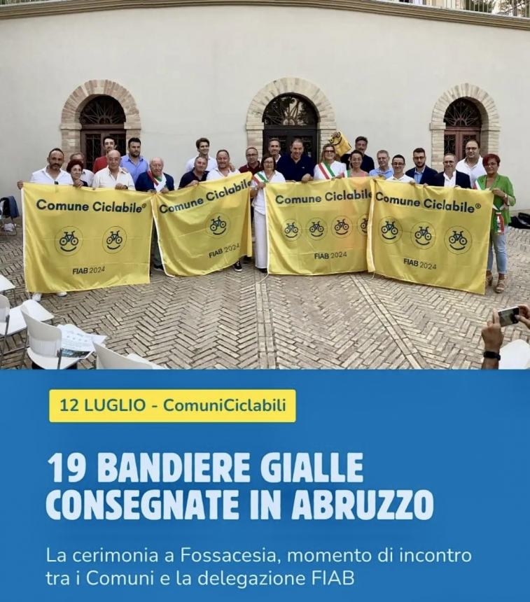 Comuni ciclabili: Paglieta si candida per la corsa  alla Bandiera Gialla 2025