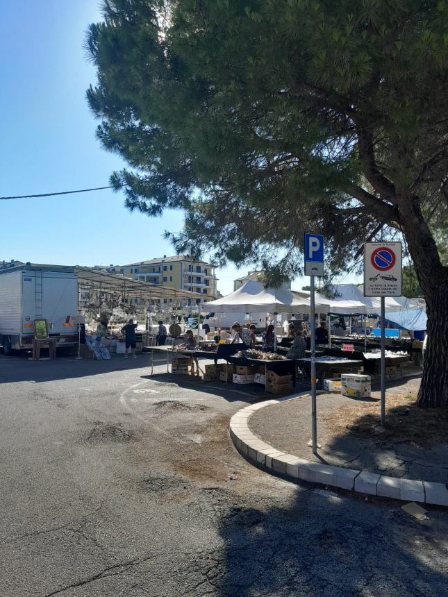 La fiera di luglio in piazza del Papa