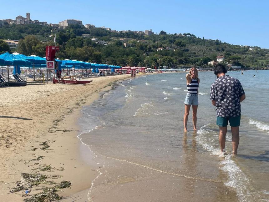 A Vasto le riprese per il programma  Camper: “Parleremo delle bellezze di queste spiagge”