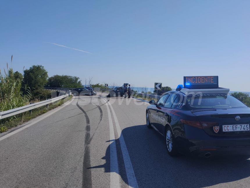 Scontro tra due auto a Fossacesia, muore un 63enne di Altino