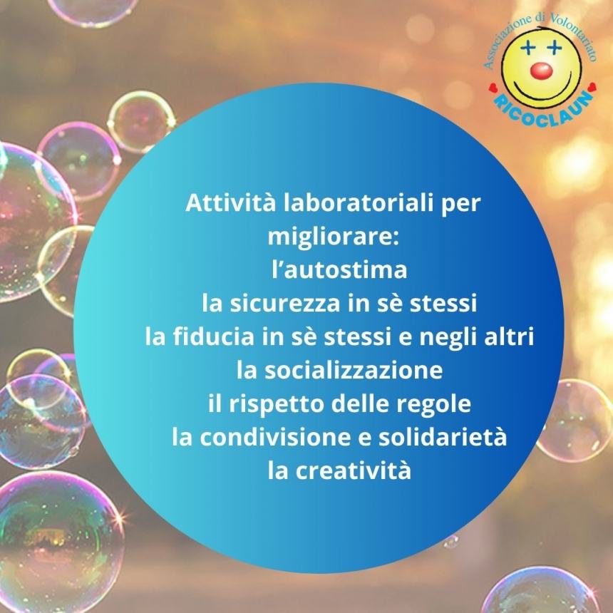 La Ricoclaun non va in vacanza: laboratori per ragazzi da 8 a 11 anni