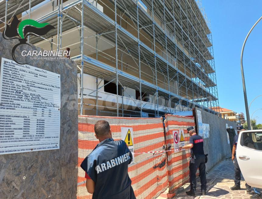 Lottizzazione abusiva a Francavilla: sequestrati 2 edifici residenziali