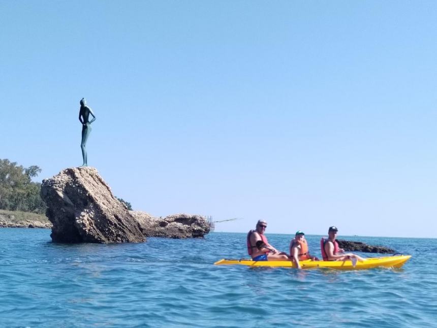 La Conchiglia celebra lo sport a Vasto con la campionessa Ilenia Colanero e il Kayak