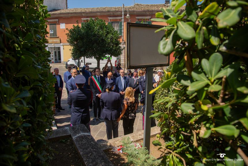 Svelato a Vasto il “Centauro alato” simbolo del coraggio della polizia stradale