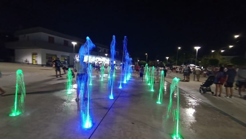 La nuova piazza Falcone a Campomarino lido