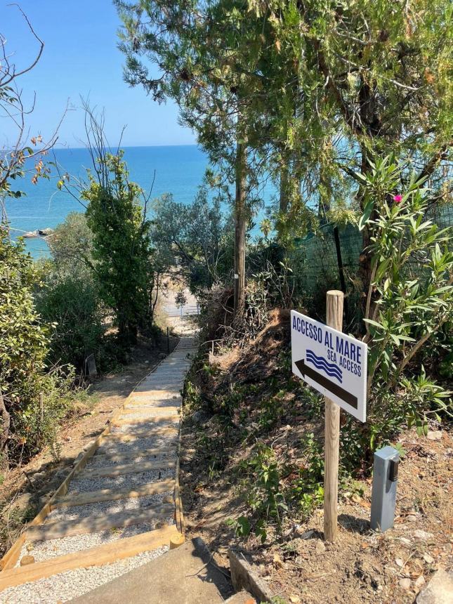 Ripristinata scalinata di via Tubello, la strada che collega Palazzo d’Avalos alla Marina