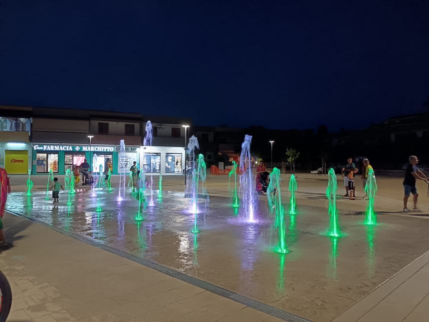 La nuova piazza Falcone a Campomarino lido