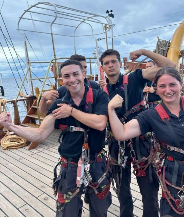 La nave scuola Amerigo Vespucci