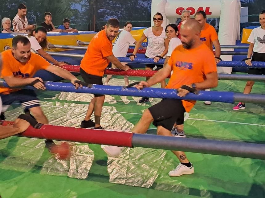 Un successo il torneo di biliardino umano a Pollutri