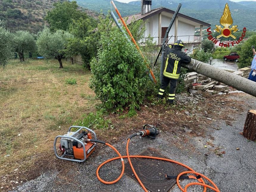 Ondata di maltempo in provincia di Isernia 