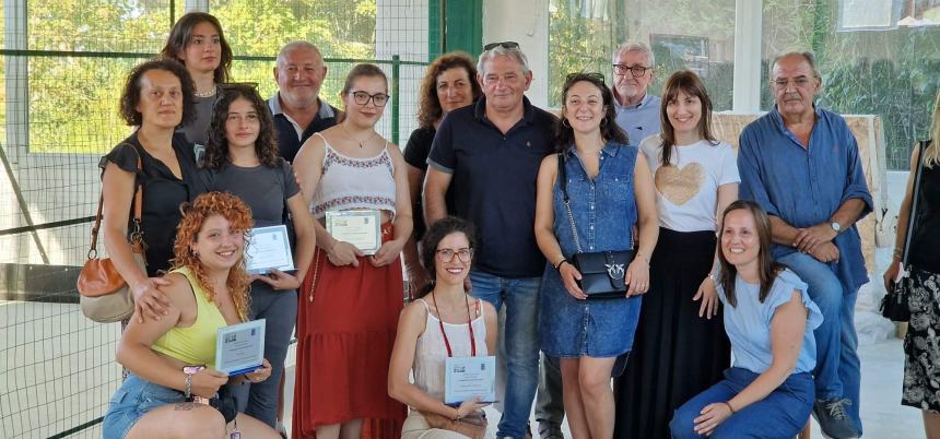 Penelope Lucci del liceo artistico di Vasto premiata al Simposio di Scultura a Duronia