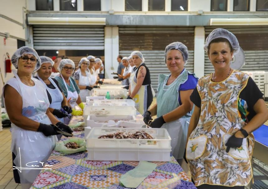 Sbarcati già quasi 35 quintali di prodotto ittico per la Sagra del Pesce