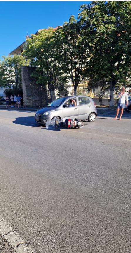 Scontro auto-scooter sul viadotto Histonium: ferita una ragazza 