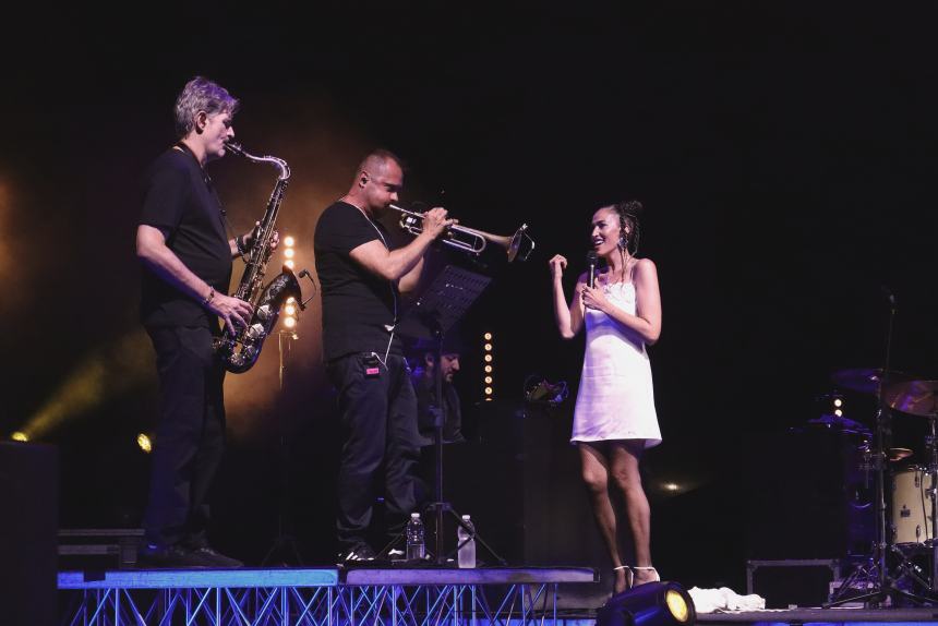 Nina Zilli al porto di Termoli 