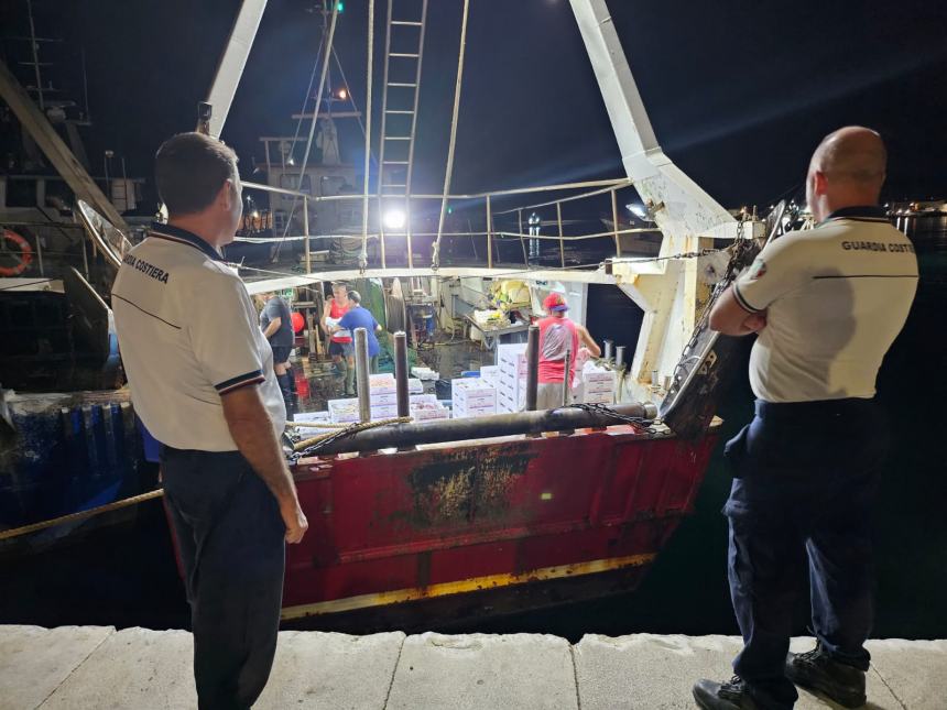 Sbarcati già quasi 35 quintali di prodotto ittico per la Sagra del Pesce