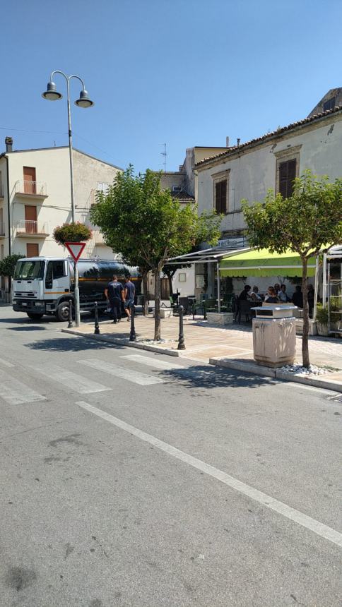 Emergenza idrica a Gissi: "L'acqua sta tornando nelle parti basse del paese"