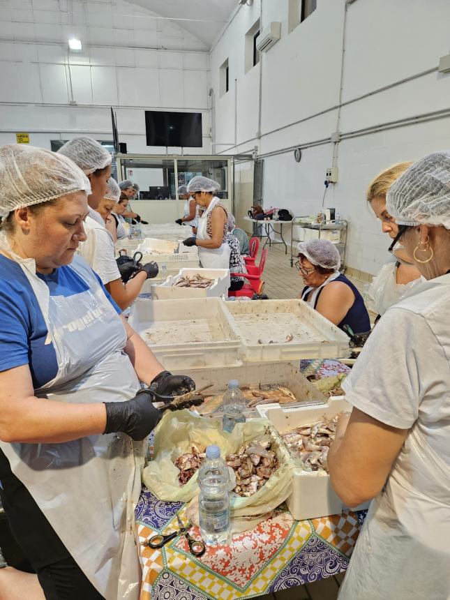 Sbarcati già quasi 35 quintali di prodotto ittico per la Sagra del Pesce