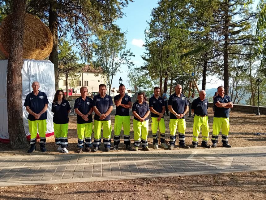 In dono dalla Vatrigno la panchina degli innamorati per il santo patrono di Palmoli 