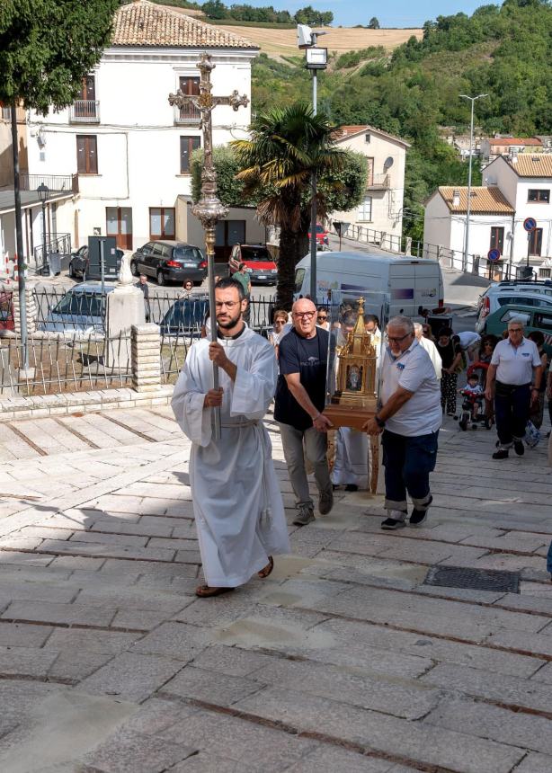 L'arrivo della reliquia di Santa Bernadette a Bonefro