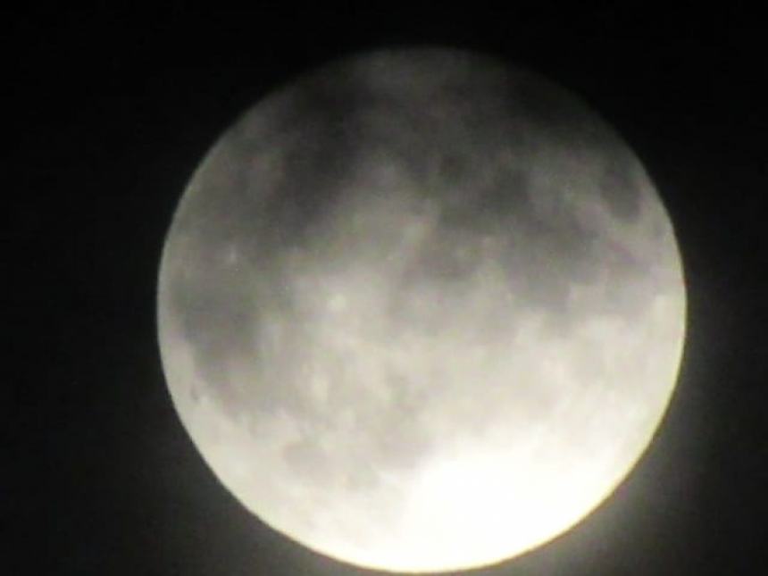 Lo spettacolo della superluna da Termoli Nord