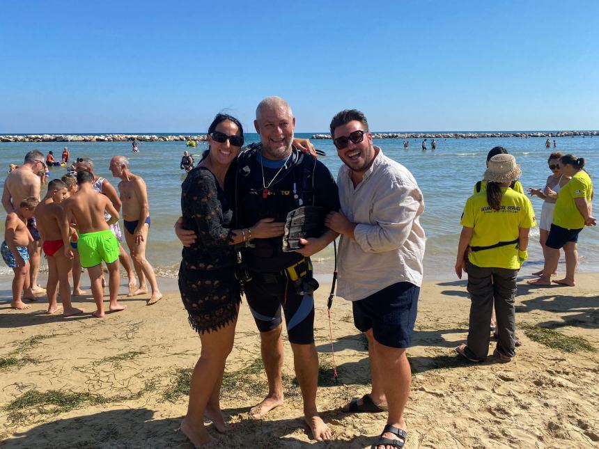  "Mare senza limiti", un successo l'iniziativa sulla spiaggia di San Salvo