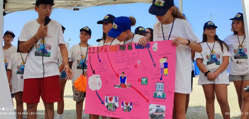 Buon riscontro a San Salvo per il campo scuola “Anche io sono la Protezione civile”