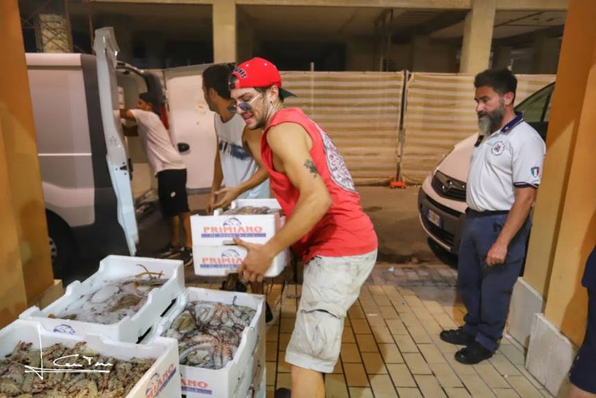 Sbarcati già quasi 35 quintali di prodotto ittico per la Sagra del Pesce