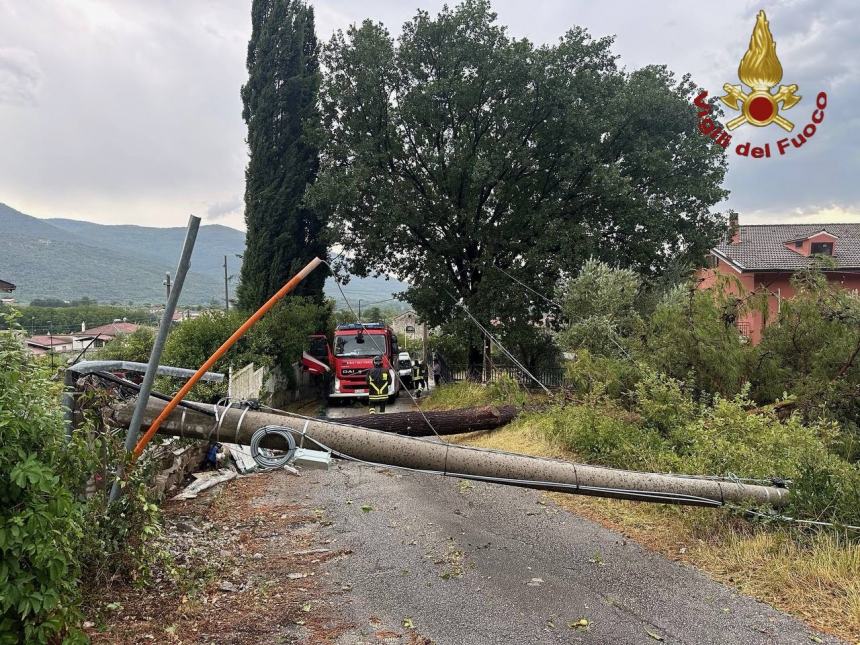 Ondata di maltempo in provincia di Isernia 