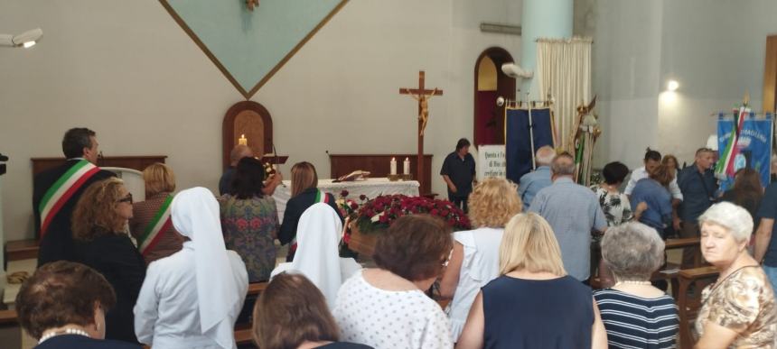 I funerali di Michele Montagano 