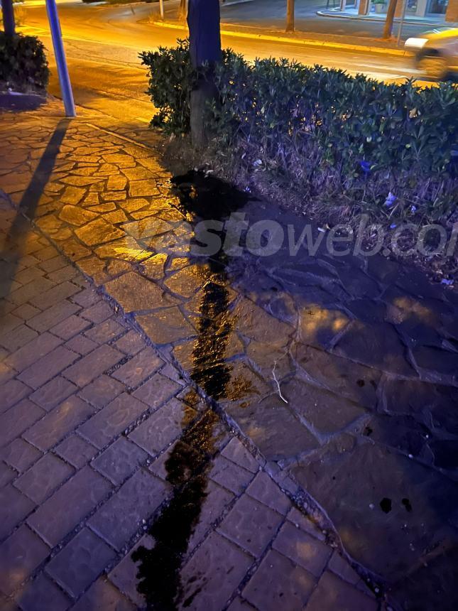 Auto danneggia coppa dell’olio lungo via Sant’Onofrio 