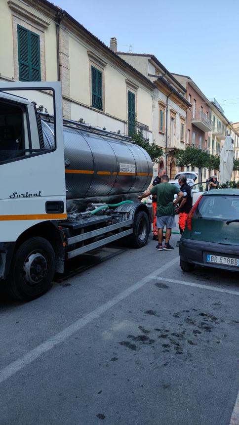 Emergenza idrica a Gissi: "L'acqua sta tornando nelle parti basse del paese"